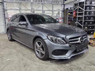 damaged passenger cars Mercedes C-klasse c 180 BlueTEC amg line 2018/2