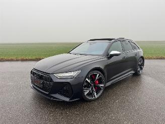 krockskadad bil auto Audi Rs6 RS6 Avant 4.0 TFSI Quattro Panorama Leer Trekhaak VOL!! 2020/1