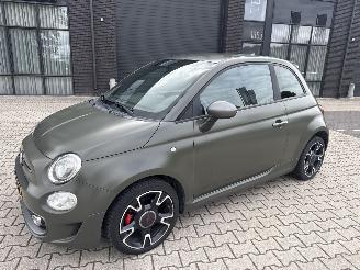 krockskadad bil auto Fiat 500 0.9 TURBO SPORT BLIKVANGER! LICHTE SCHADE 2017  5750 EURO VAST 2017/8