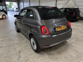 Vaurioauto  passenger cars Fiat 500C 1.2 Lounge airco navi 2018/9