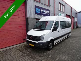 skadebil auto Volkswagen Crafter 35 2.0 TDI L3H2 BM 9 pers maxi rolstoellift airco 2013/11