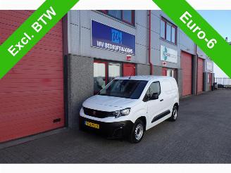 bruktbiler bedrijf Peugeot Partner 1.5 BlueHDI Premium met achterklep airco 2020/10