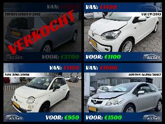 Damaged car Fiat 500 1.2 2008/9