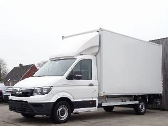 krockskadad bil bedrijf MAN  TGE 3.180 Koffer Laadklep Automaat Klima Motorschade 130KW Euro 6 2017/10