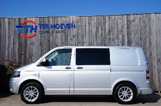 Schadeauto Volkswagen Transporter T5 2.0 TDi Dubbele Cabine Airco Cruise 2X Schuifdeur 132KW Euro 5 2010/10