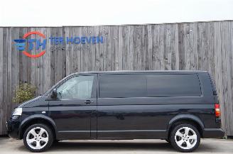 Schadeauto Volkswagen Transporter 2.5 TDi Lang Dubbele Cabine Automaat Airco Cruise 128KW 2009/1