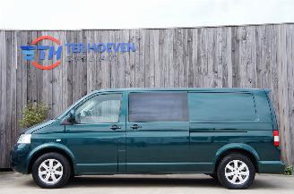 skadebil auto Volkswagen Transporter T5 2.5 TDi Lang Dubbele Cabine Airco Cruise 128KW Euro 4 2004/5