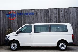 Unfallwagen Volkswagen Transporter T6 2.0 TDi Lang 9-Persoons Airco Isofix 62KW Euro 6 2017/8