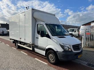 krockskadad bil bedrijf Mercedes Sprinter 314 CDI 105KW  KOFFER LAADKLEP KLIMA EURO6 2017/11