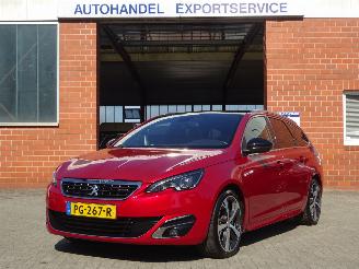 krockskadad bil auto Peugeot 308 SW 2.0 BlueHDI GT-line, Panorama, Leer, Climate & Cruise 2017/7
