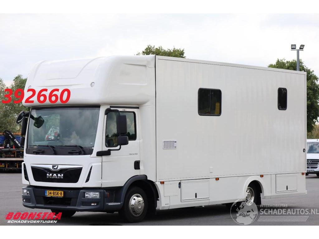 MAN TGL 8.190 Robrise Horsetruck + Camper Camera 61.047 KM!