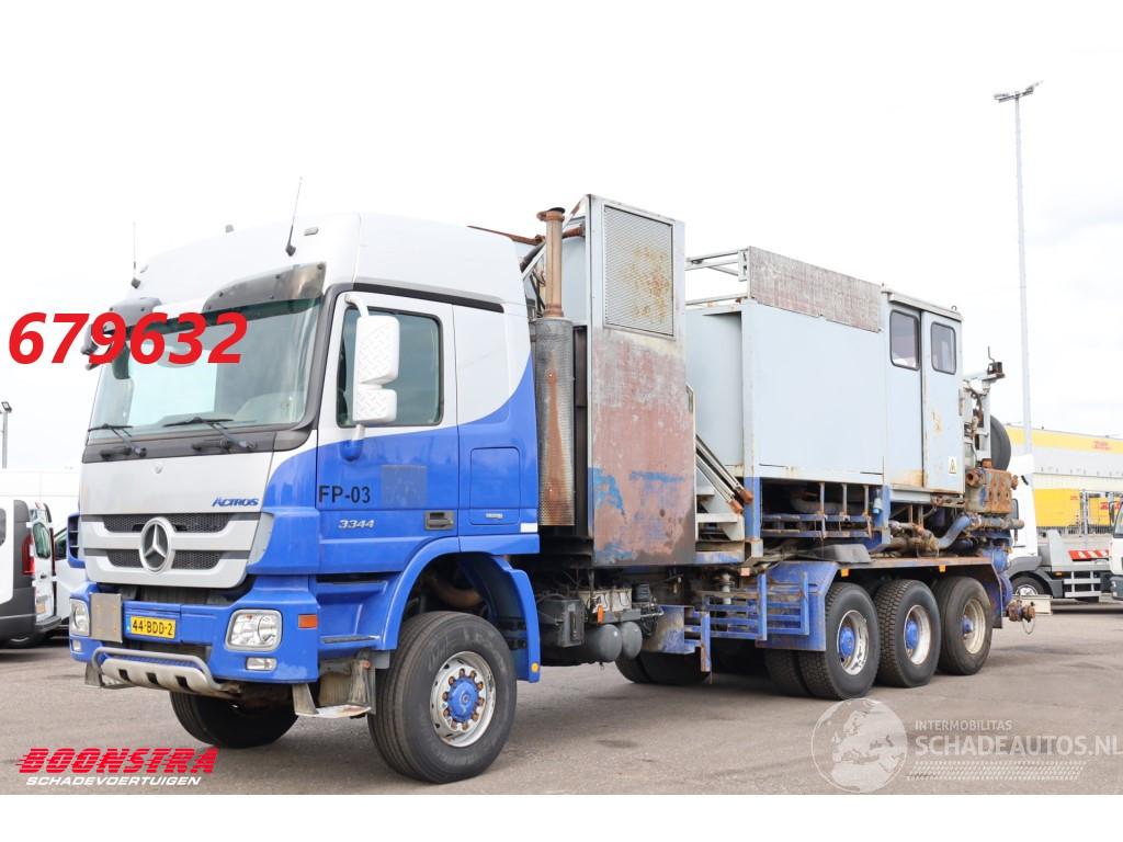 Mercedes Actros 3344AK 8/6X6 Manual Blatt/Blatt 2x PTO 2x Pump