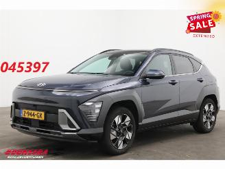 krockskadad bil auto Hyundai Kona 1.6 GDI HEV Premium Ventilatie ACC LED Pano Memory 360° AHK. 2024/4