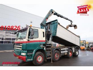 krockskadad bil auto GINAF M5 4241 S 8X4 Kipper HMF 1643 Z2 Kran Euro 5 2009/3