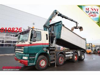 bruktbiler vrachtwagen GINAF  4241 S 8X4 Kipper HMF 1643 Z2 Kran Euro 5 2009/3