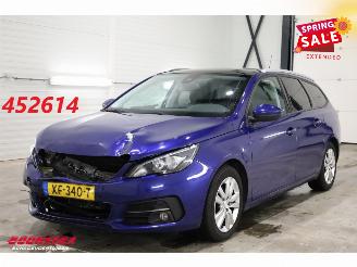 Vaurioauto  passenger cars Peugeot 308 SW 1.5 BlueHDi Active Pano Leder Navi Clima Cruise PDC 104.203 km! 2019/2