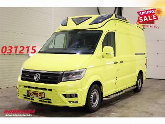 krockskadad bil auto Volkswagen Crafter 2.0 TDI 175 PK DSG Ambulance RTW LED Leder Luchtvering Cruise PDC 2019/11