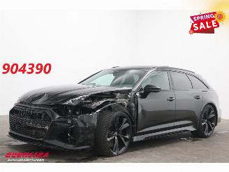 Coche accidentado Audi Rs6 Avant 4.0 TFSI Quattro Dynamic Pano HUD 360° AHK B&O Memory 2023/7