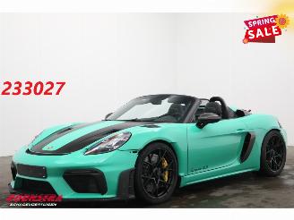 Vaurioauto  passenger cars Porsche 718 Spyder RS Weissach PCCB Chrono Lift PTS 227 Lightergreen 2024/3