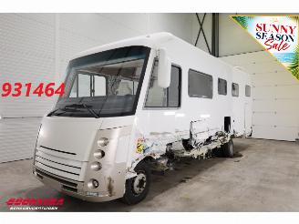 krockskadad bil camper Niesmann+Bischoff  Flair 800 ILW 70C20 Aut. Lucht Leder Dakairco Solar TV Hefbed 2014/7