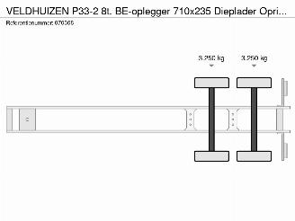Veldhuizen  P33-2 8t. BE-oplegger 710x235 Dieplader Oprijplaten picture 7