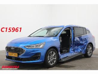 krockskadad bil bedrijf Ford Focus 1.0 EcoBoost Hybrid Aut. Titanium LED Apple/Android Navi Clima Cruise AHK 2024/6