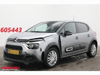 krockskadad bil auto Citroën C3 1.2 PureTech Feel Navi Clima Cruise PDC 62.639 km! 2021/10
