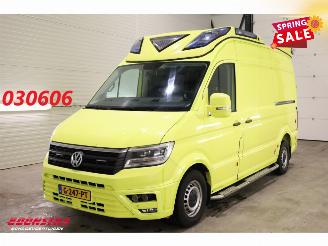  Volkswagen Crafter 2.0 TDI 175 PK DSG Ambulance RTW Lucht 2X Schuifdeur LED Leder Airco Cruise PDC 2019/11