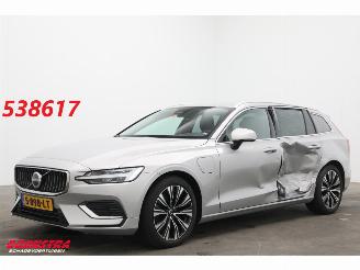 skadebil auto Volvo V-60 T6 Plug-in hybrid AWD Inscription LED Leder Memory Camera SHZ 2023/3