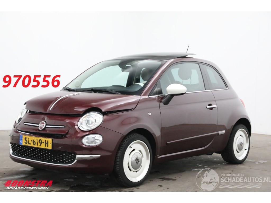 Fiat 500 1.2 Lounge Schuifdak Leder Navi Clima Cruise PDC 64.483 km!