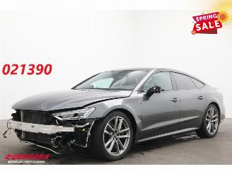 krockskadad bil auto Audi S7 3.0 TDI 345 PK Quattro LED ACC Leder Memory Camera SHZ 39.768 km! 2024/7