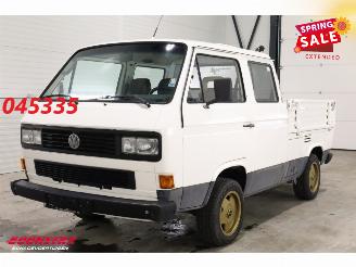 Schadeauto Volkswagen Transporter T3 1.7 D Pritsche DoKa 6-Pers AHK 1990/8