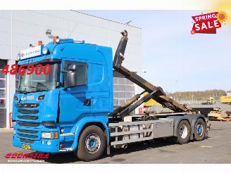 krockskadad bil vrachtwagen Scania R R450 6X2 VDL S-21-6400 Full Air Standairco 2017/11