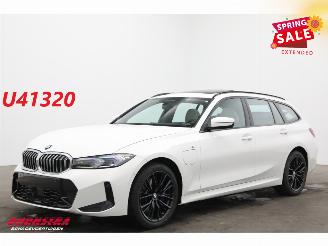 krockskadad bil auto BMW 3-serie Touring 330e M-Sport Pano LED ACC H/K Memory 360° AHK 2024/12