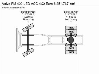 Volvo FM 420 LED ACC 4X2 Euro 6 351.767 km! picture 34