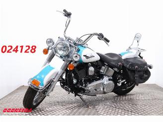damaged motor cycles Harley-Davidson  FLSTC Heritage Softail Classic ABS Vance Hines 2016/7