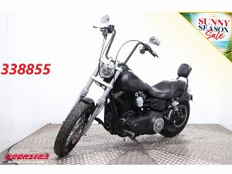 krockskadad bil motor Harley-Davidson  FXDB Street Bob Vance Hines 2012/7