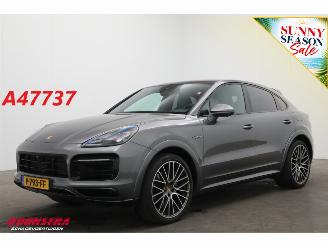krockskadad bil auto Porsche Cayenne 3.0 E-Hybrid PASM PDCC Sport Chrono Pano ACC 360° Bose 2022/2