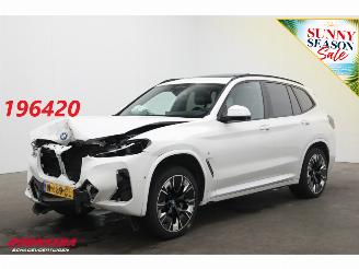 Vaurioauto  passenger cars BMW iX3 High Executive M Sport 80 kWh Pano ACC Memory Leder H/K Navi Camera PDC 2021/12