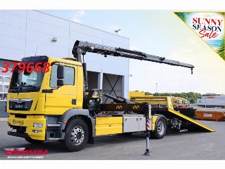 dañado camiones MAN TGM 15.290 Falkom FAS 5000 Fassi F170AT 2X Winde Aufbau/Kran 2020!! 2018/7