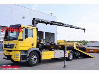 Vaurioauto  trucks MAN TGM 15.290 Falkom FAS 5000 Fassi F170AT 2X Winde Aufbau/Kran 2020!! 2018/7