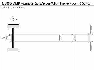   Harmsen Schaftkeet Toilet Snelverkeer 1.350 kg 400x203 NIEUW!! picture 35