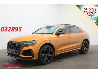 krockskadad bil auto Audi RS Q8 4.0 Ceramic Pano LED ACC HUD B&O Memory 360° AHK 2021/5