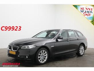 Schadeauto BMW 5-serie Touring 520i Aut. Luxury Edition Cruise Navi Clima Memory Leder SHZ PDC 2016/9