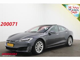 Tesla Model S 75 Base Pano Schuif/kantel Cruise Navi Memory Leder SHZ Camera PDC picture 1