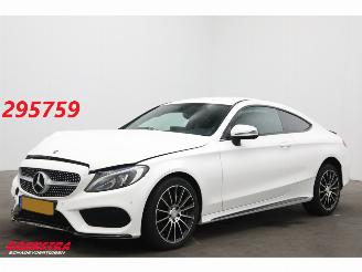 Vaurioauto  passenger cars Mercedes C-klasse Coupé 180 AUT Edition 1 AMG Navi Cruise Clima Memory SHZ Camera PDC 2016/9