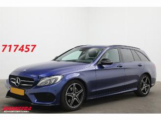 Vaurioauto  passenger cars Mercedes C-klasse Estate 180 AMG Navi Cruise Clima Leder Memory SHZ Camera PDC 2018/3
