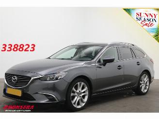 krockskadad bil auto Mazda 6 Sportbreak 2.2D SkyActiv-D 150 Skylease GT BOSE ACC Navi Clima Leder SHZ PDC 2015/12