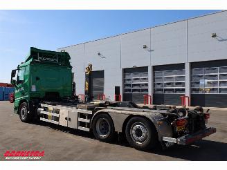 DAF XD 450 6X2 Haakarm + HMF 3220K-RCS Kran 124.200 km! picture 4