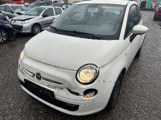 Damaged car Fiat 500  2014/11